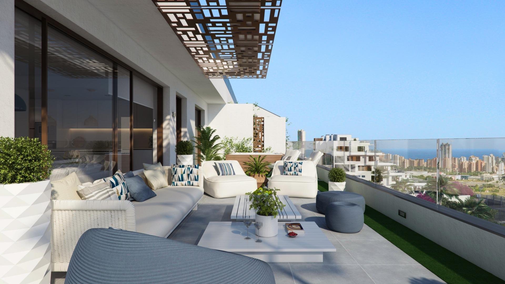 3-bed apartments with large terraces in Finestrat 3-bed apartments with large terraces in Finestrat