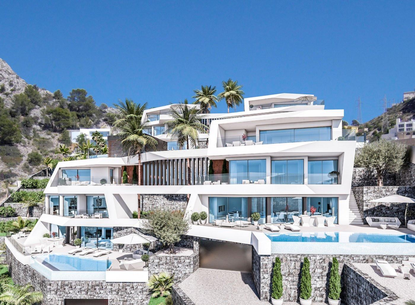 Luxury semi-detached villas 400m from the beach in Mascarat, Altea Luxury semi-detached villas 400m from the beach in Mascarat, Altea